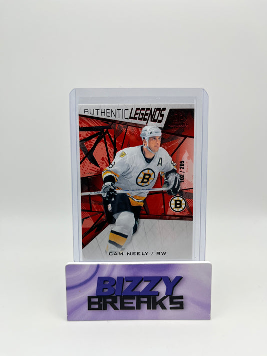 *SINGLES* CAM NEELY AUTHENTIC LEGENDS 102/205 BOSTON BRUINS