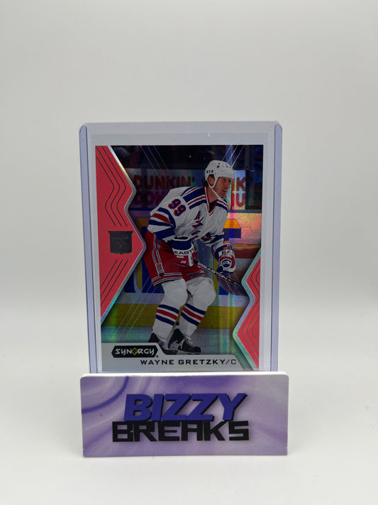 *SINGLES* WAYNE GRETZKY SYNERGY BASE NEW YORK RANGERS