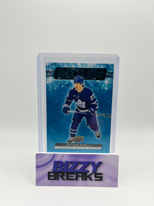 *SINGLES* MATTHEW KNIES ROOKIE BLUE DAZZLERS TORONTO MAPLE LEAFS