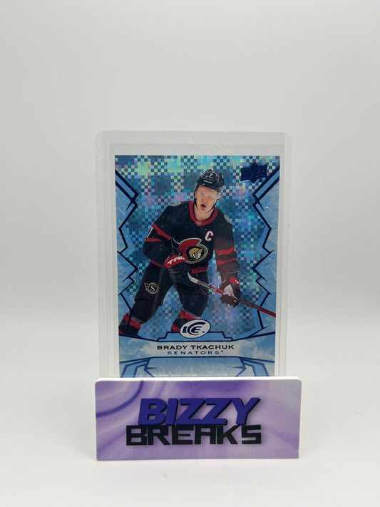 *SINGLES* BRADY TKACHUK ICE BASE BLUE OTTAWA SENATORS