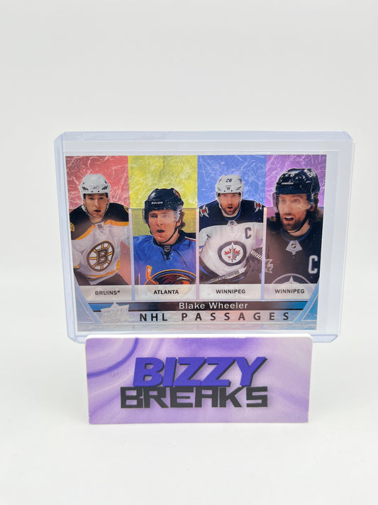 *SINGLES* BLAKE WHEELER NHL PASSAGES WINNIPEG JETS