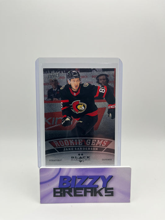 *SINGLES* JAKE SANDERSON ROOKIE GEMS OTTAWA SENATORS