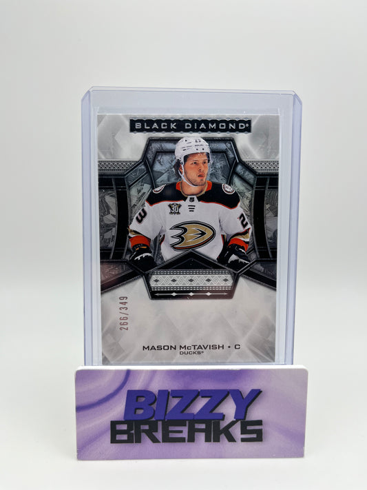 *SINGLES* MASON MCTAVISH BLACK DIAMOND BASE /349 ANAHEIM DUCKS