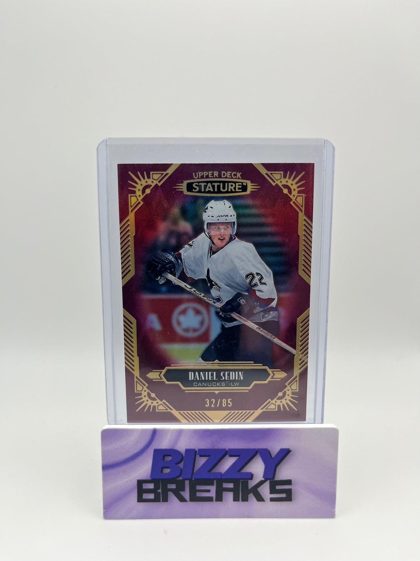 *SINGLES* DANIEL SEDIN STATURE RED 32/85 VANCOUVER CANUCKS