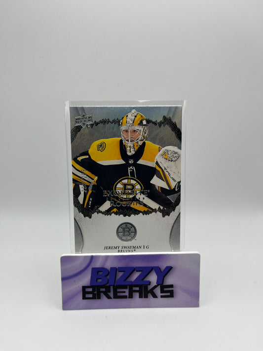 *SINGLES* JEREMY SWAYMAN EXQUISITE COLLECTION ROOKIES 266/299 BOSTON BRUINS