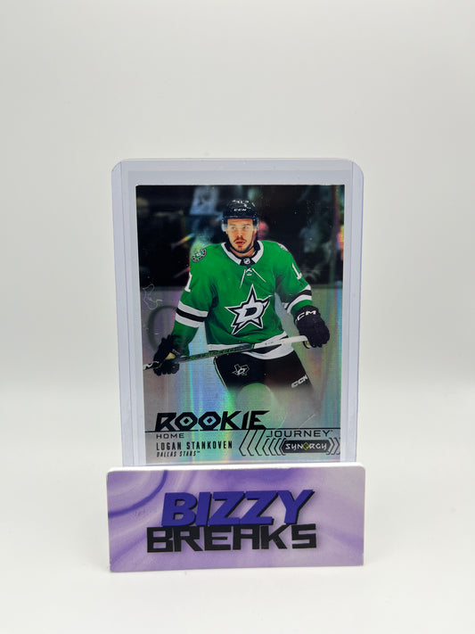 *SINGLES* LOGAN STANKOVEN ROOKIE JOURNEY HOME DALLAS STARS