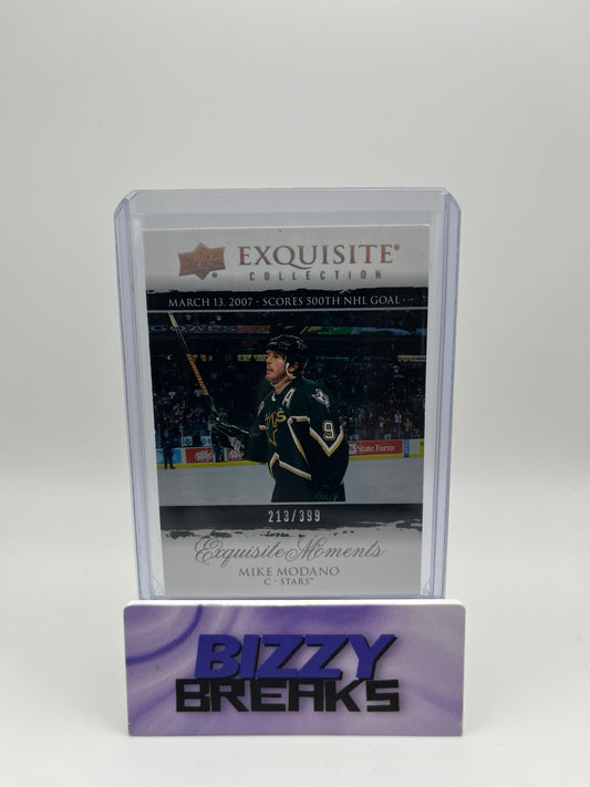 *SINGLES* MIKE MODANO EXQUISITE COLLECTION EXQUISITE MOMENTS 213/399 DALLAS STARS
