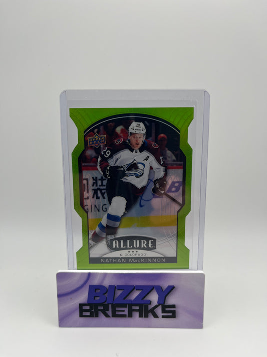 *SINGLES* NATHAN MACKINNON ALLURE GREEN QUARTZ 41/99 COLORADO AVALANCHE