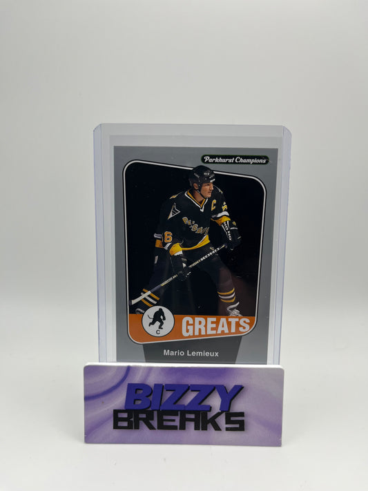 *SINGLES* MARIO LEMIEUX PARKHURST CHAMPIONS GREATS SILVER PITTSBURGH PENGUINS