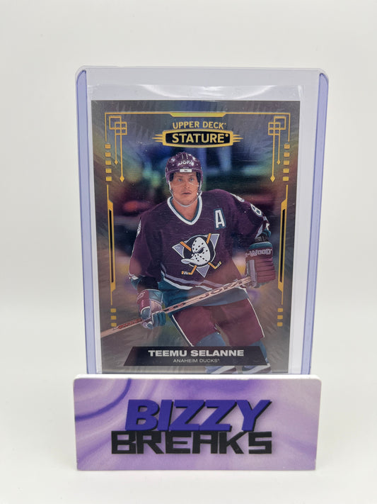 *SINGLES* TEEMU SELANNE STATURE BASE ANAHEIM DUCKS