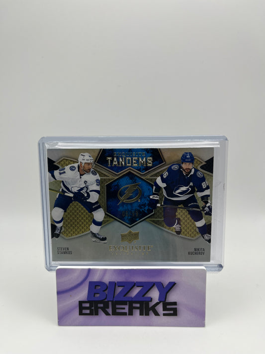 *SINGLES* STEVEN STAMKOS NIKITA KUCHEROV EXQUISITE TANDEMS GOLD 6/99 TAMPA BAY LIGHTNING