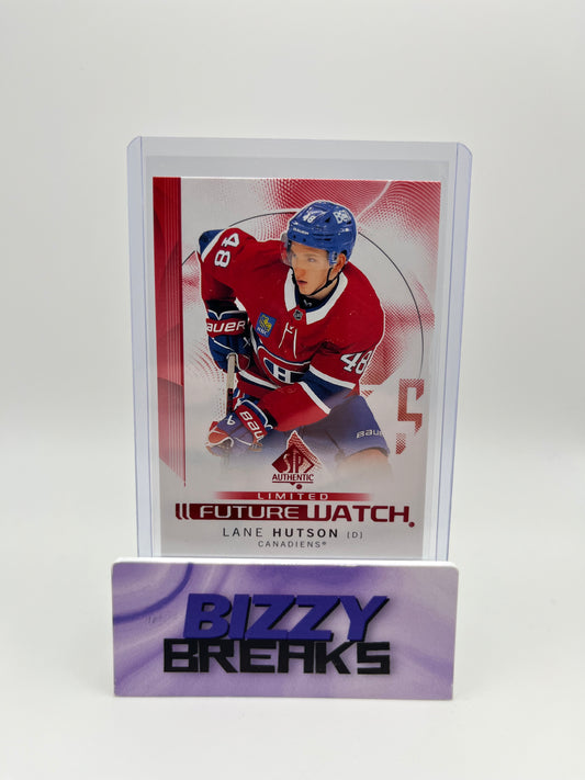 *SINGLES* LANE HUTSON FUTURE WATCH LIMITED RED MONTREAL CANADIENS