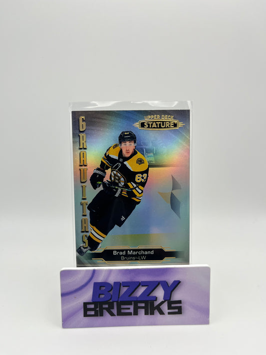 *SINGLES* BRAD MARCHAND STATURE GRAVITAS BOSTON BRUINS