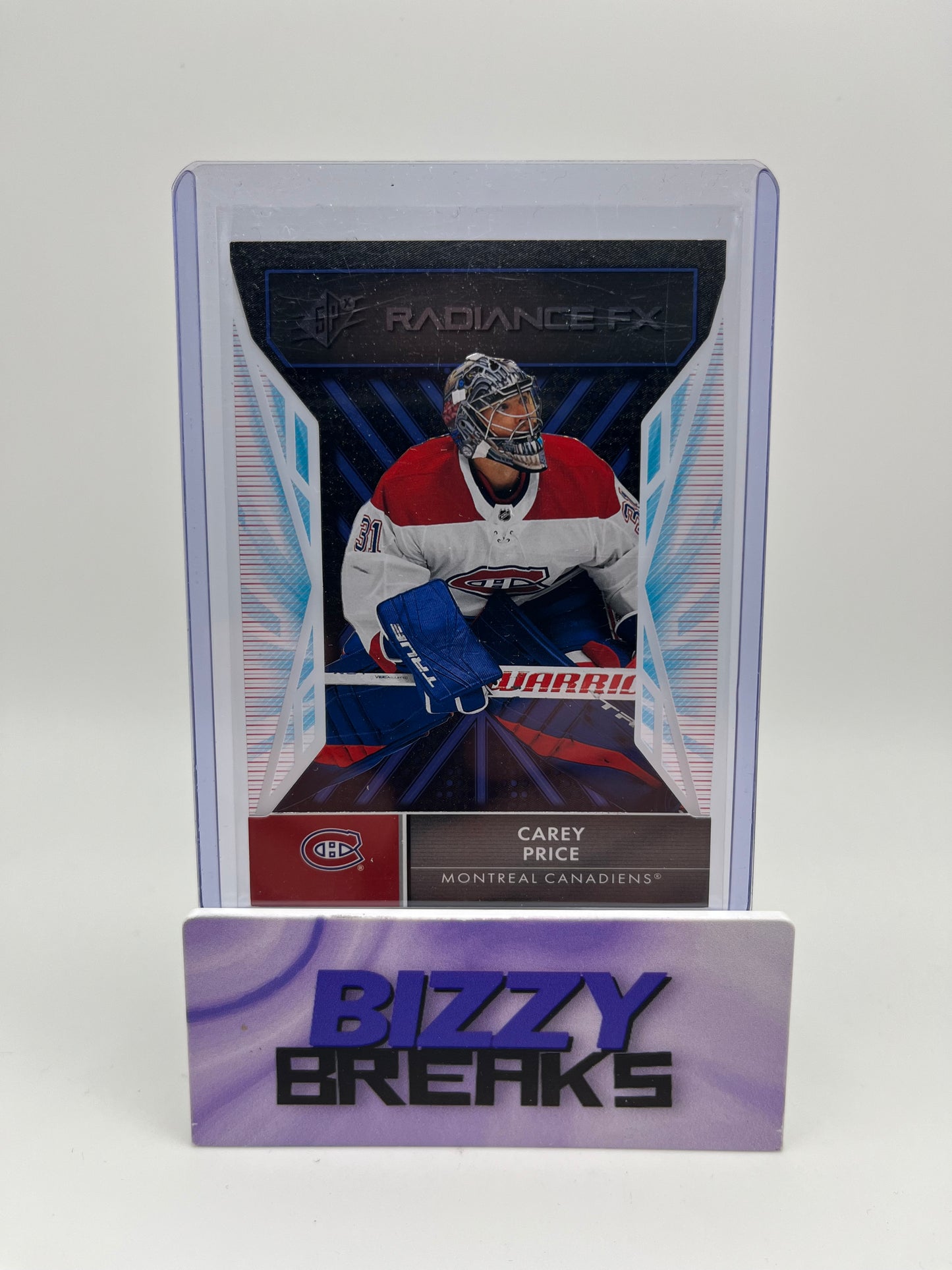 *SINGLES* CAREY PRICE RADIANCE FX BASE MONTREAL CANADIENS