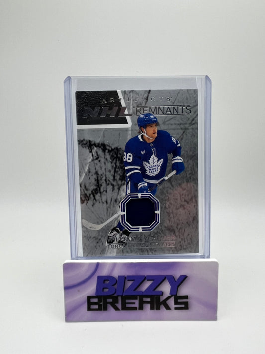 *SINGLES* WILLIAM NYLANDER ARTIFACTS NHL REMNANTS TORONTO MAPLE LEAFS