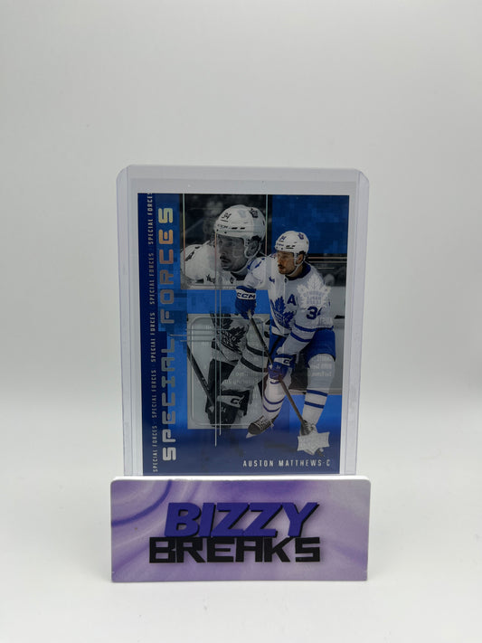 *SINGLES* AUSTON MATTHEWS SPECIAL FORCES TORONTO MAPLE LEAFS
