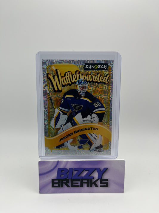 *SINGLES* JORDAN BINNINGTON SYNERGY WAFFLEBOARDED ST. LOUIS BLUES