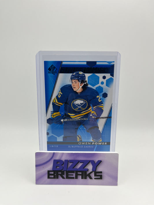 *SINGLES* OWEN POWER FUTURE WATCH BLUE 140/399 BUFFALO SABRES