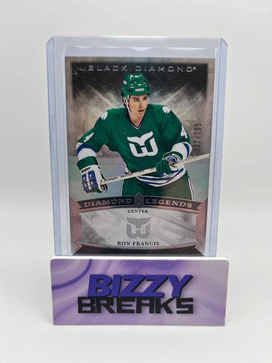 *SINGLES* RON FRANCIS DIAMOND LEGENDS /299 HARTFORD WHALERS