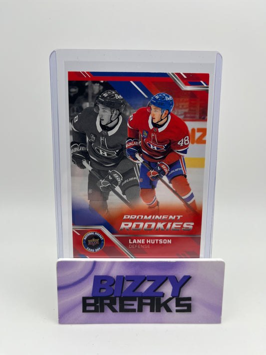 *SINGLES* LANE HUTSON NHCD ROOKIE MONTREAL CANADIENS