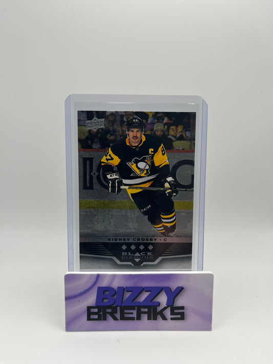 *SINGLES* SIDNEY CROSBY BLACK DIAMOND QUAD PITTSBURGH PENGUINS
