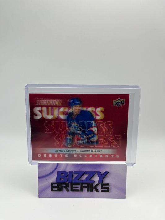 *SINGLES* KEITH TKACHUK STARTING SUCCESS TIM HORTONS WINNIPEG JETS