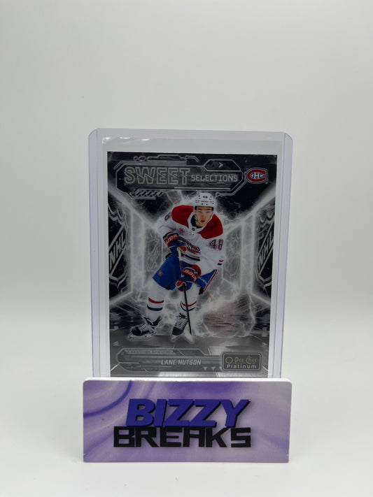 *SINGLES* LANE HUTSON PLATINUM ROOKIE SWEET SELECTIONS MONTREAL CANADIENS