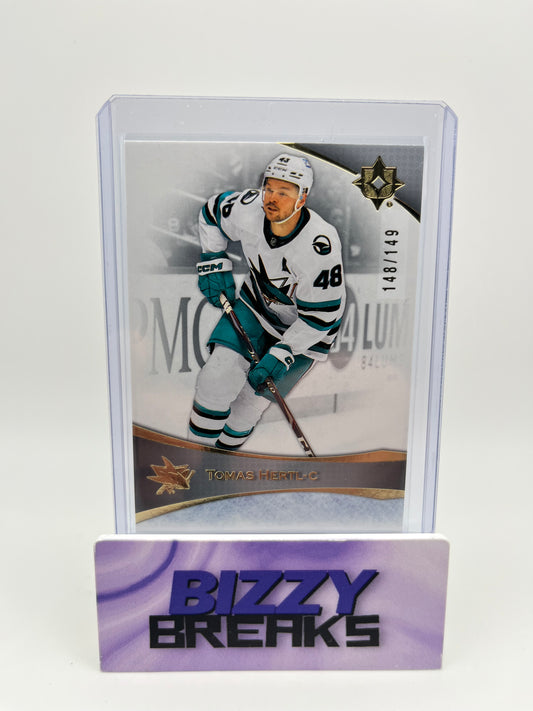 *SINGLES* TOMAS HERTL ULTIMATE BASE /149 SAN JOSE SHARKS