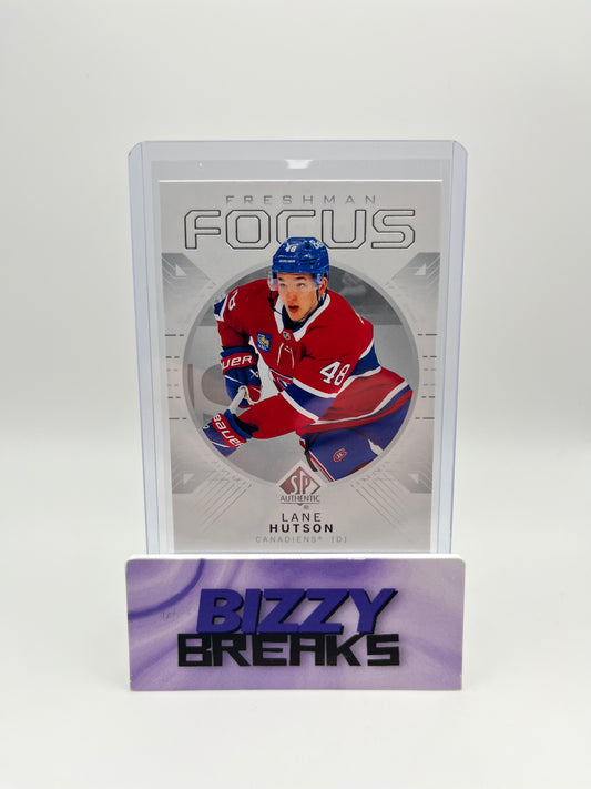 *SINGLES* LANE HUTSON FRESHMAN FOCUS ROOKIE MONTREAL CANADIENS