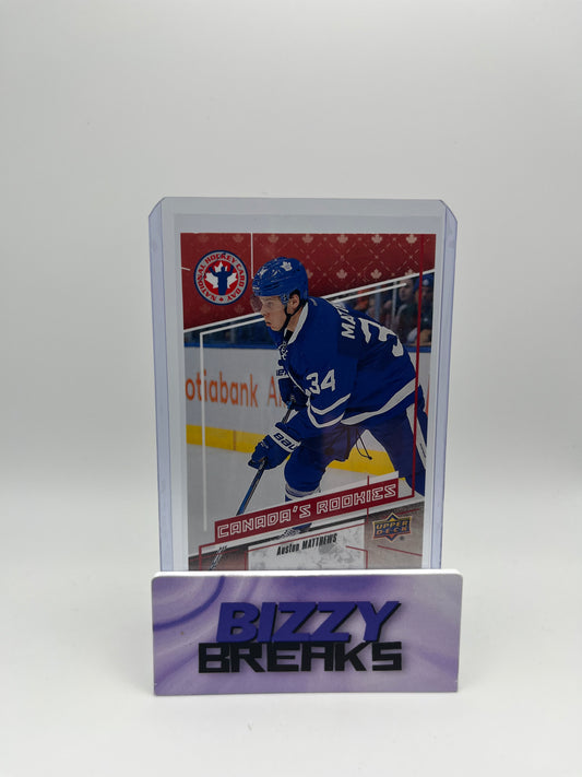 *SINGLES* AUSTON MATTHEWS NHCD CANADA'S ROOKIES TORONTO MAPLE LEAFS