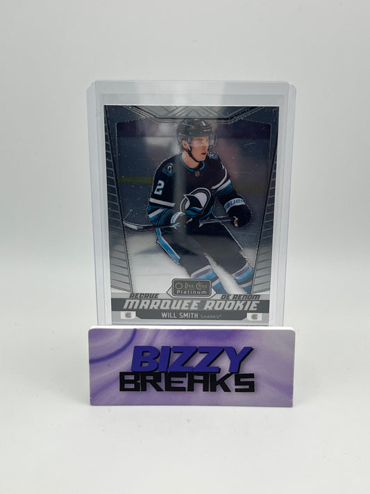 *SINGLES* WILL SMITH PLATINUM BASE MARQUEE ROOKIE SAN JOSE SHARKS
