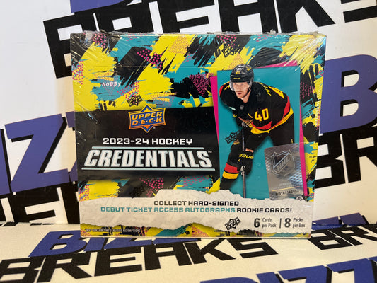 23/24 CREDENTIALS HOBBY BOX