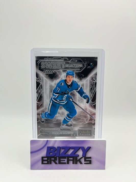 *SINGLES* MACKLIN CELEBRINI PLATINUM ROOKIE SWEET SELECTIONS SAN JOSE SHARKS