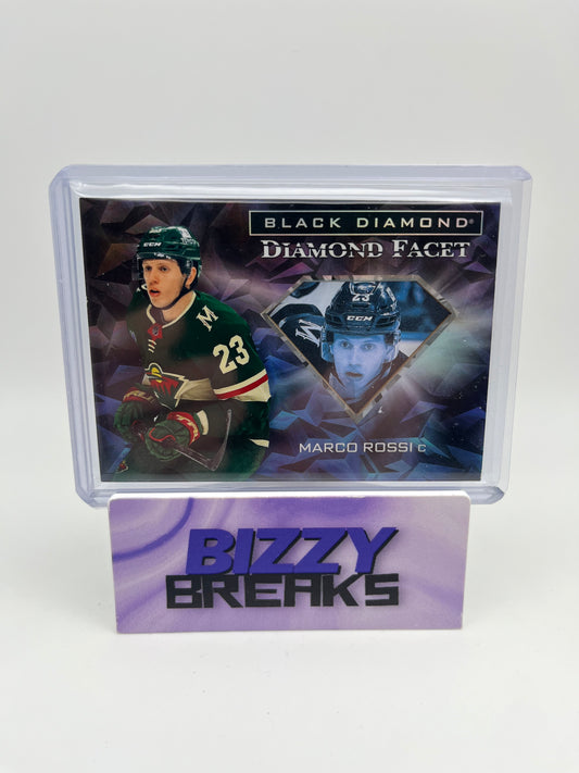 *SINGLES* MARCO ROSSI DIAMOND FACET ROOKIE MINNESOTA WILD