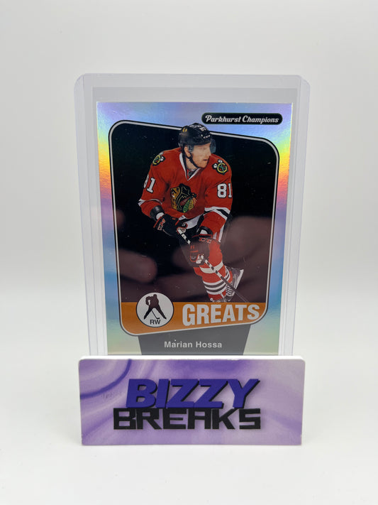 *SINGLES* MARIAN HOSSA PARKHURST CHAMPIONS GREATS RAINBOW FOIL CHICAGO BLACKHAWKS