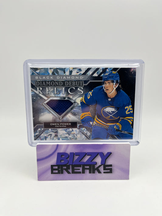 *SINGLES* OWEN POWER DIAMOND DEBUT RELICS BUFFALO SABRES