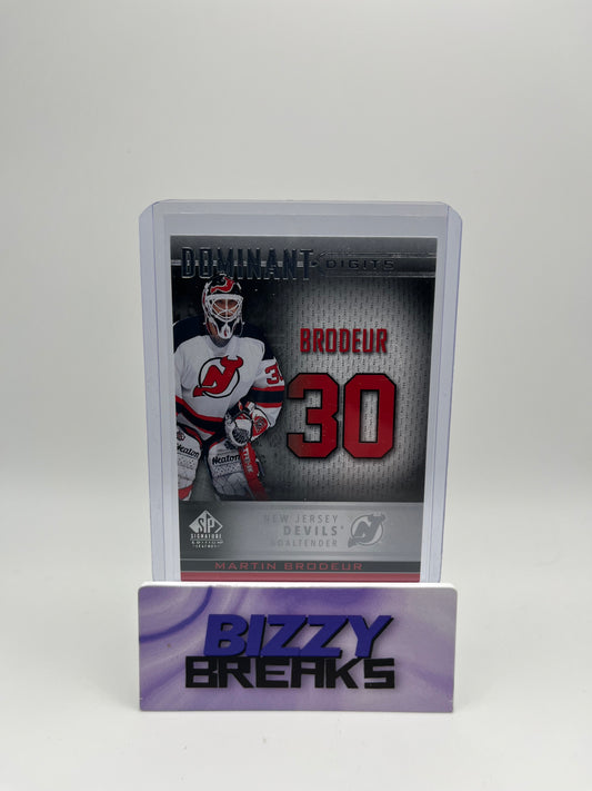 *SINGLES* MARTIN BRODEUR DOMINANT DIGITS SP SIGNATURE EDITION LEGENDS NEW JERSEY DEVILS