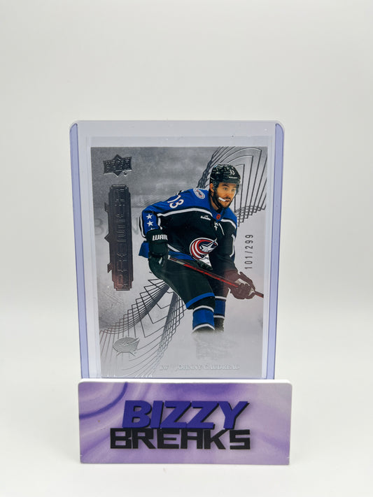 *SINGLES* JOHNNY GAUDREAU PREMIER BASE 101/299 COLUMBUS BLUE JACKETS