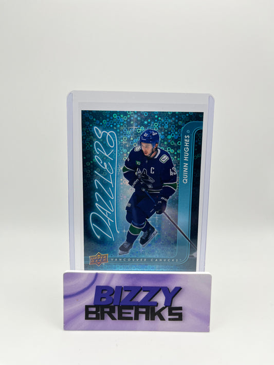 *SINGLES* QUINN HUGHES BLUE DAZZLERS VANCOUVER CANUCKS