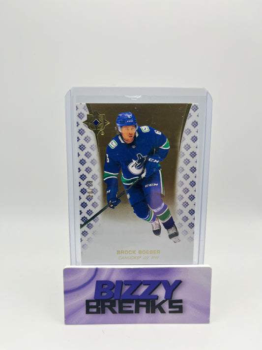 *SINGLES* BROCK BOESER ULTIMATE BASE GOLD 10/35 VANCOUVER CANUCKS