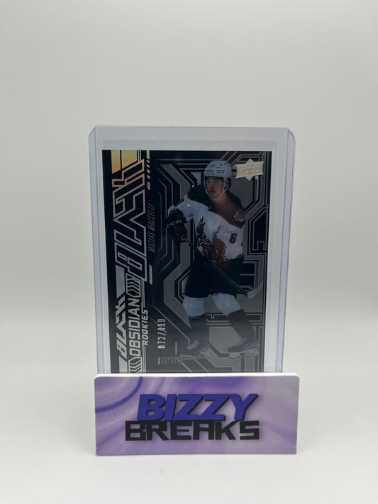 *SINGLES* MATIAS MACCELLI UD BLACK OBSIDIAN ROOKIES 72/499 ARIZONA COYOTES